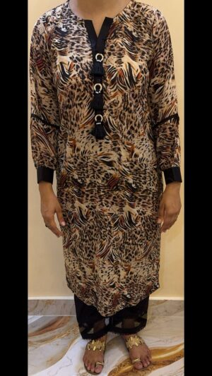 Wild Elegance Kurti Set