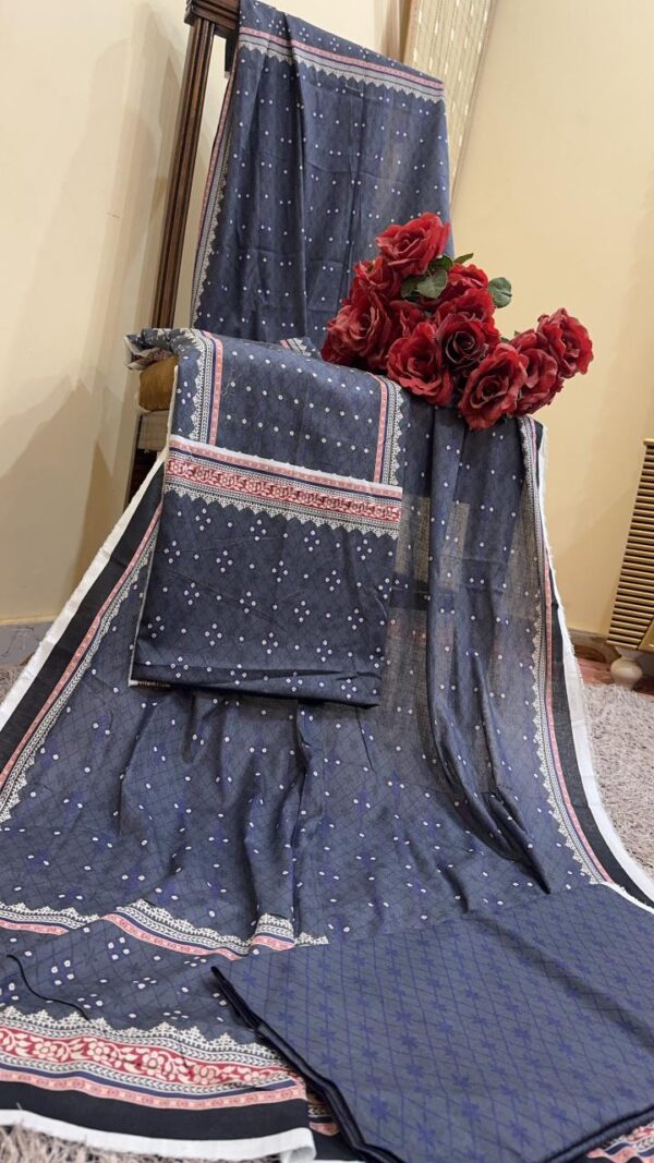 Ajrak-e-Shab (Unstitched Suit)